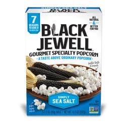 Black Jewell Microwave Popcorn Simply Sea Salt s