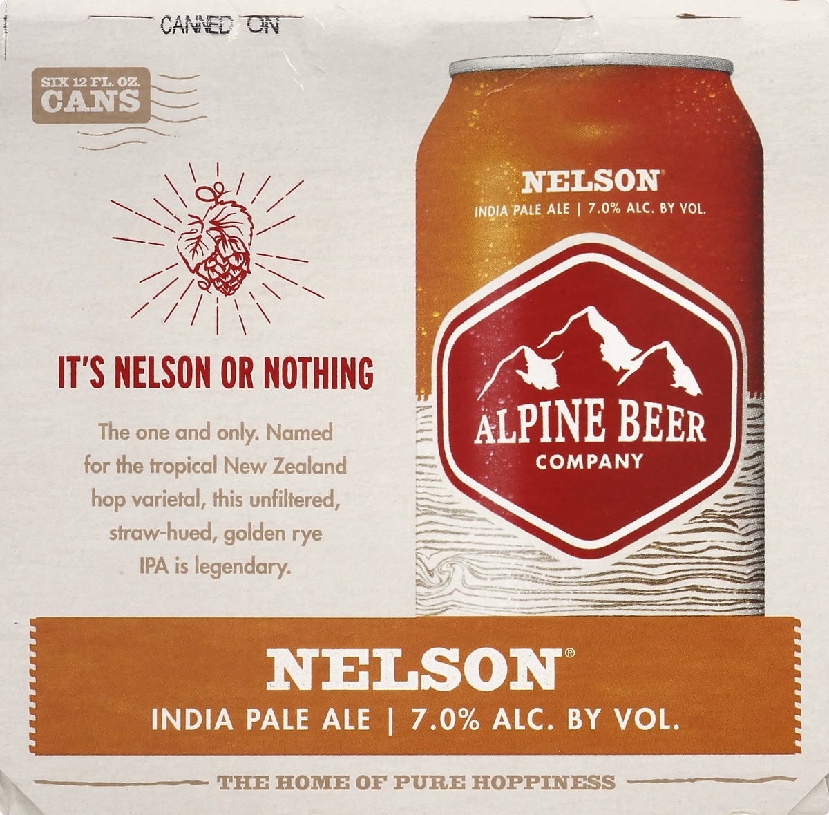 slide 8 of 10, Nelson Beer 6 ea, 6 ct; 12 oz