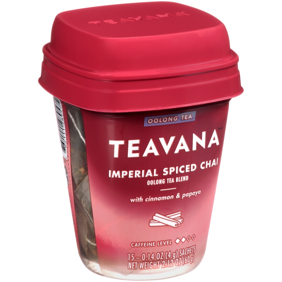 slide 2 of 7, Teavana Imperial Spiced Chai Oolong Tea Blend, 15 ct