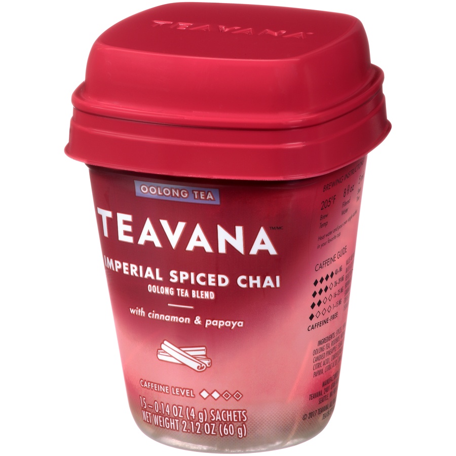 slide 3 of 7, Teavana Imperial Spiced Chai Oolong Tea Blend, 15 ct
