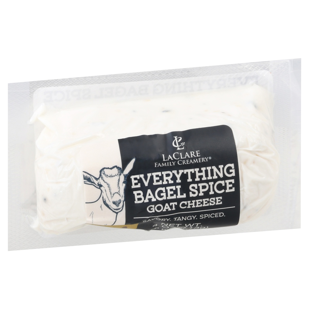 LaClare Farms Everything Bagel Spice Goat Cheese 4 oz Shipt