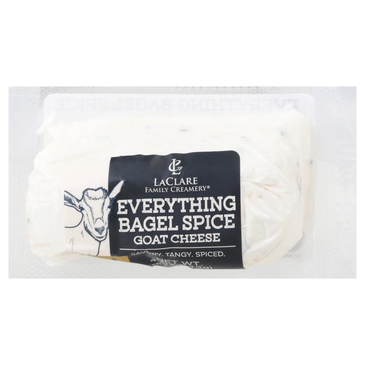 slide 1 of 1, LaClare Family Creamery Everything Bagel Spice Goat Cheese 4 oz, 4 oz