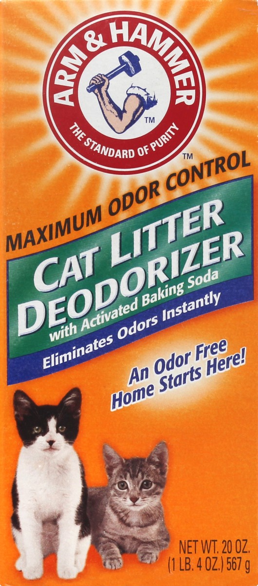 slide 7 of 11, ARM & HAMMER with Activated Baking Soda Cat Litter Deodorizer 20 oz, 20 oz