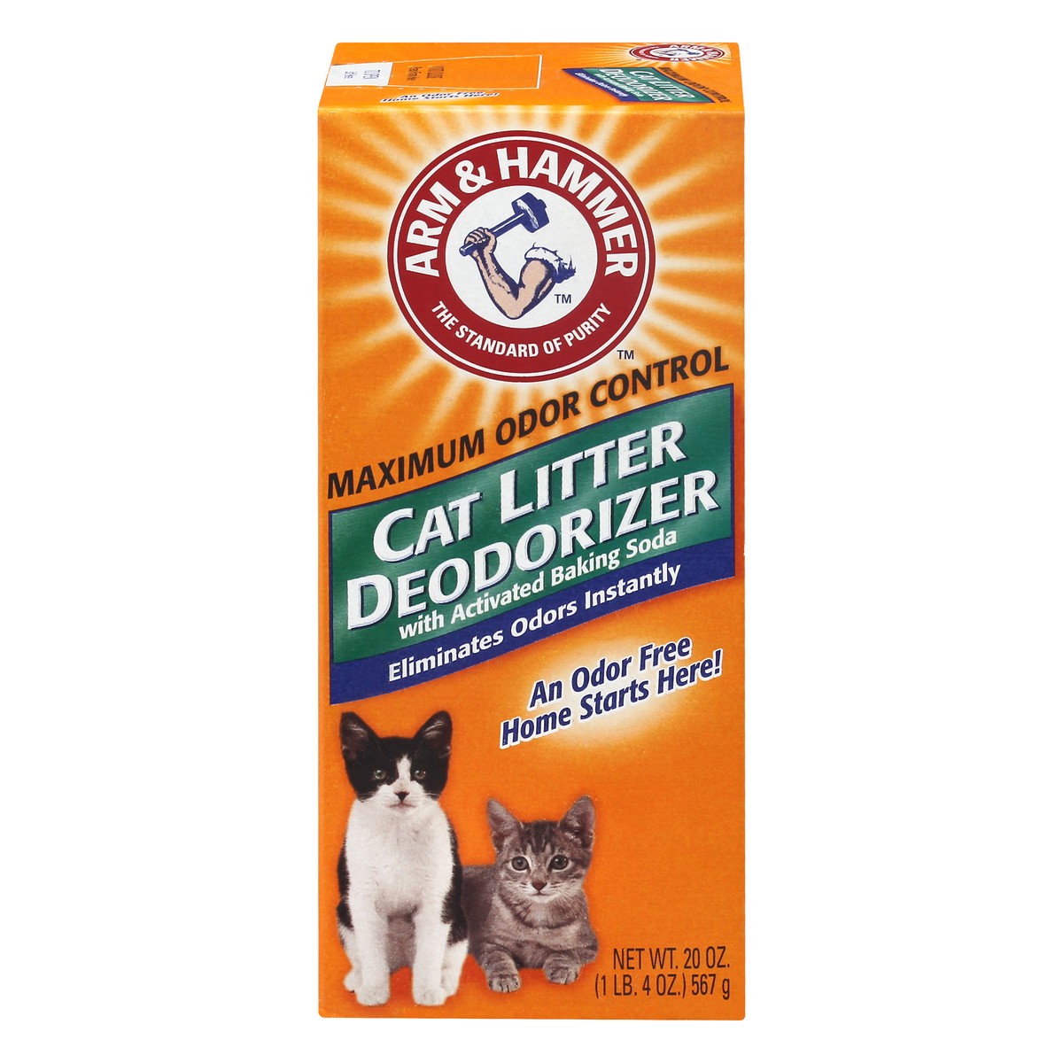slide 1 of 11, ARM & HAMMER with Activated Baking Soda Cat Litter Deodorizer 20 oz, 20 oz