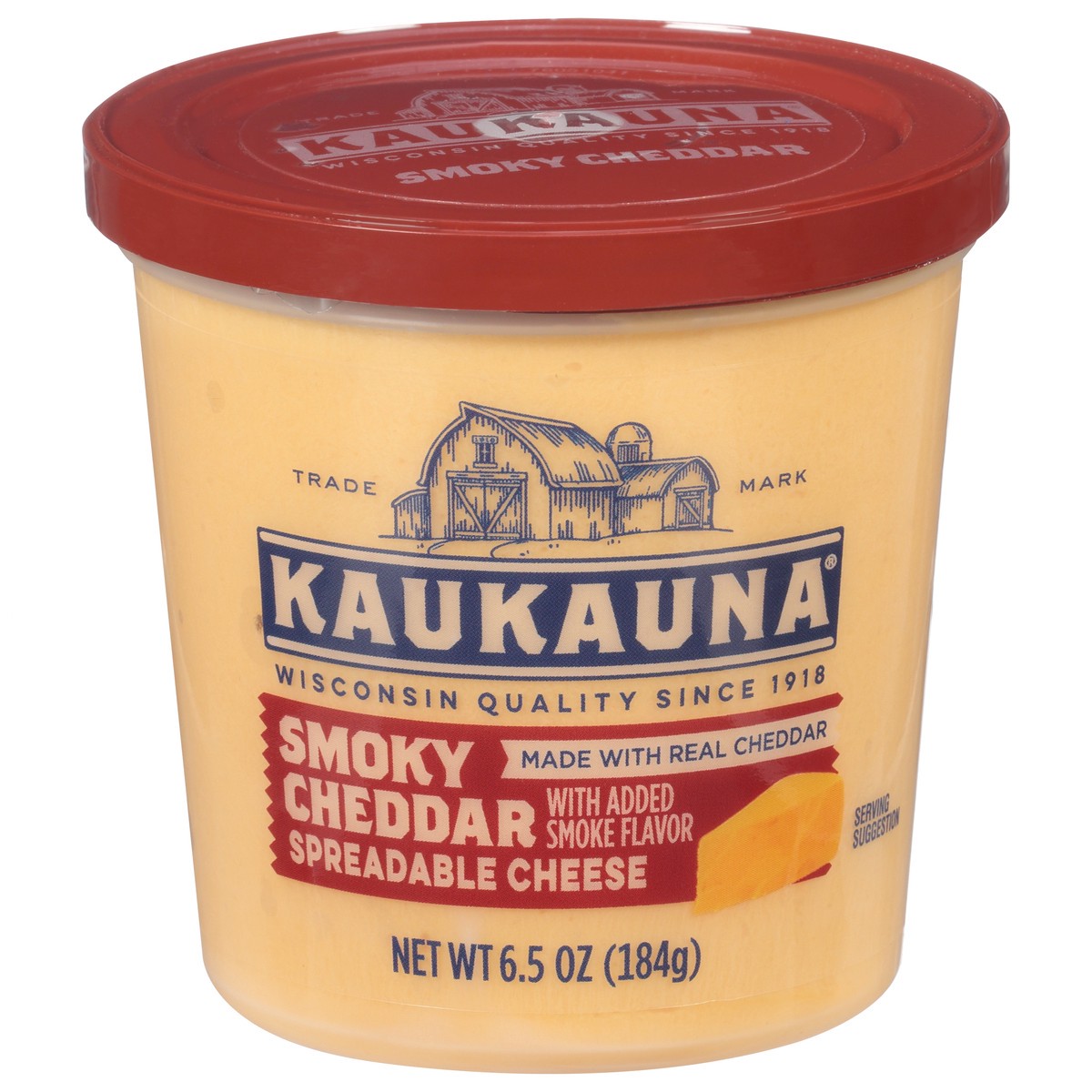 slide 1 of 9, Kaukauna Spreadable Cheese, 6.5 oz