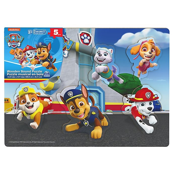 slide 1 of 1, Spin Master Puzzle Paw Patrol Chunky, 6 ct