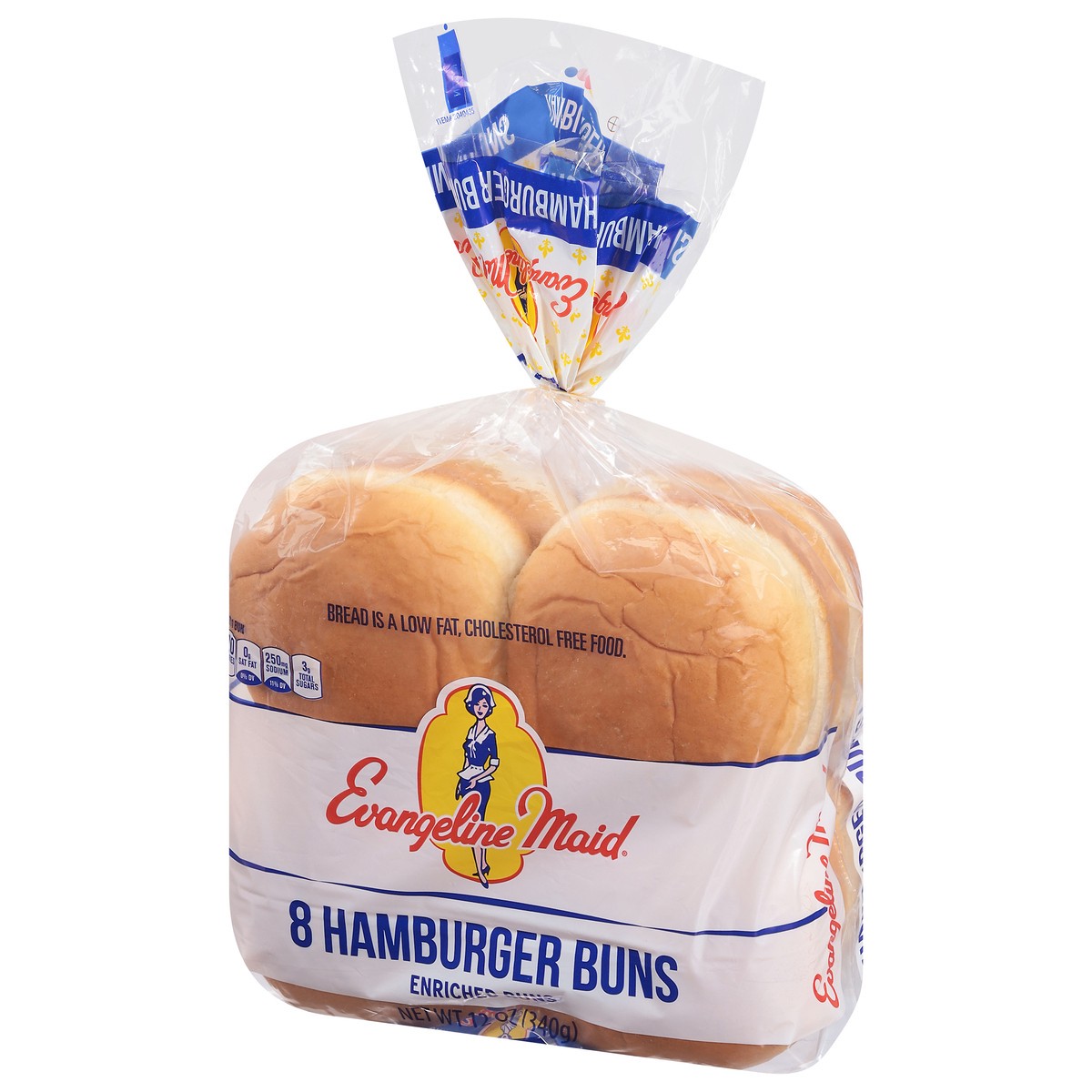 slide 4 of 9, Evangeline Maid Hamburger Buns 8 ea, 8 ct