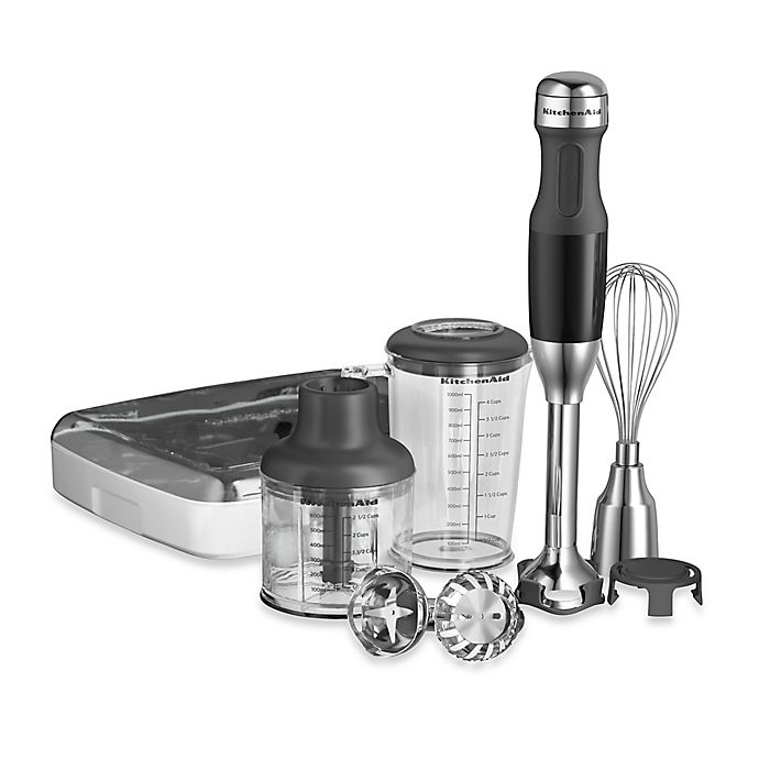 slide 1 of 1, KitchenAid 5-Speed Hand Blender - Black, 1 ct