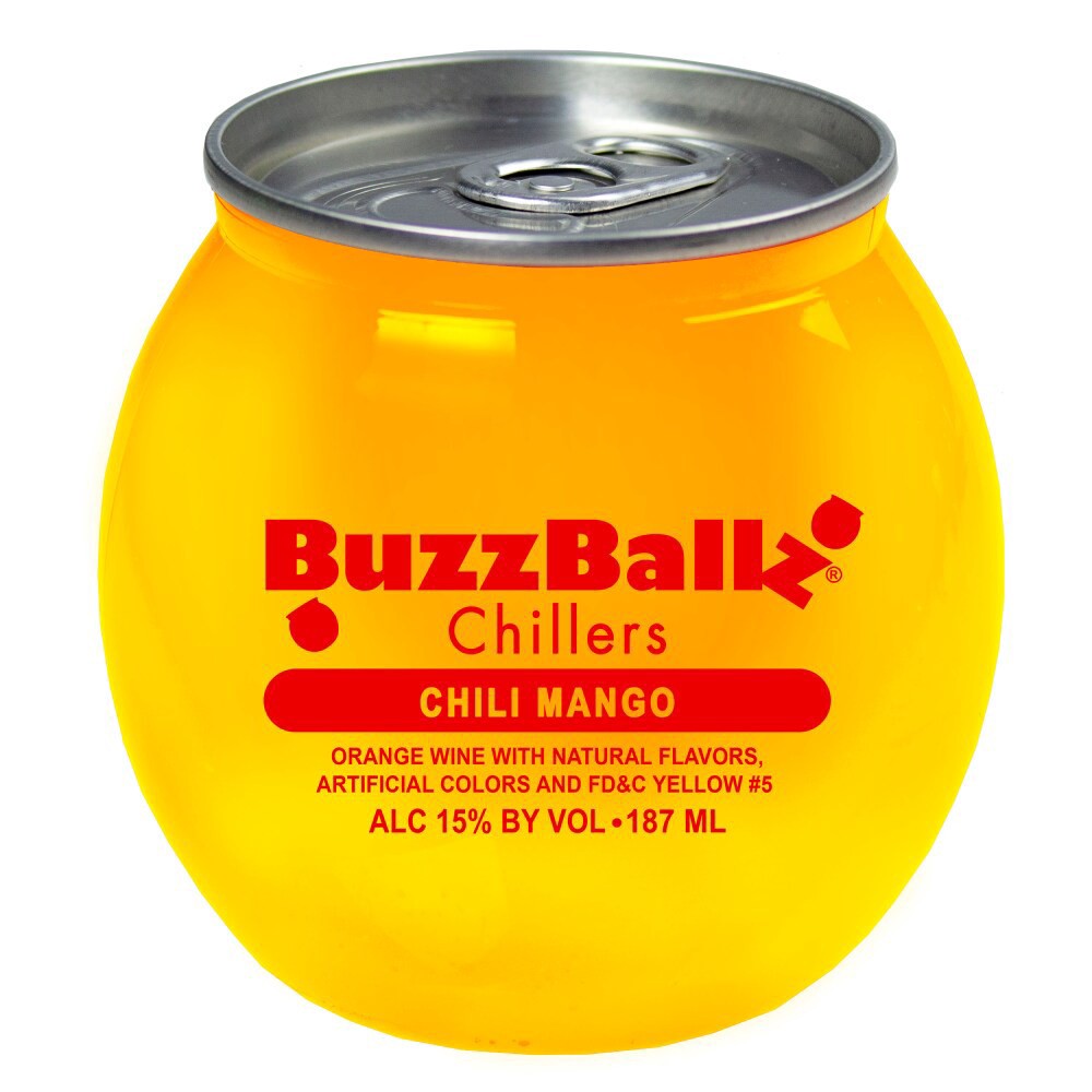 slide 3 of 4, BuzzBallz Chillers Chili Mango, 187 ml