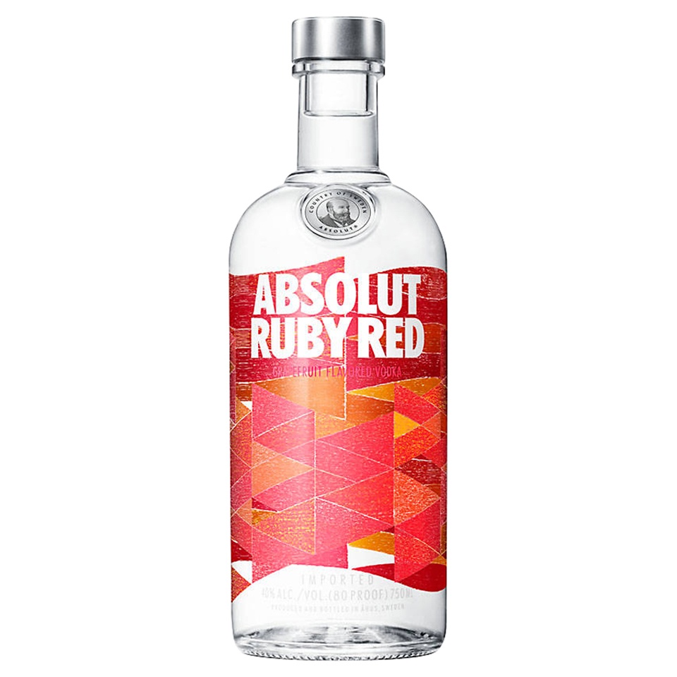slide 1 of 1, Absolut Vodka Ruby Red, 750 ml