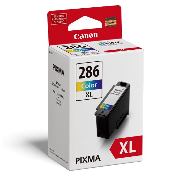 slide 3 of 4, Canon Cl-286Xl Amr High-Yield Tri-Color Ink Cartridge, 6216C001, 1 ct