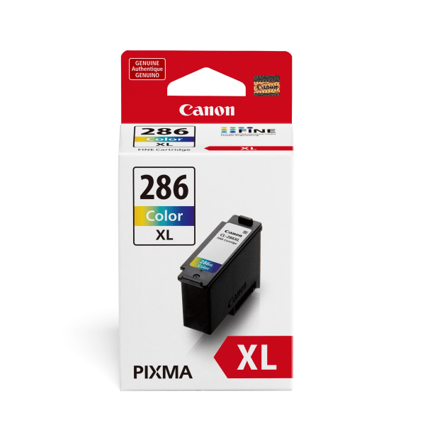 slide 2 of 4, Canon Cl-286Xl Amr High-Yield Tri-Color Ink Cartridge, 6216C001, 1 ct