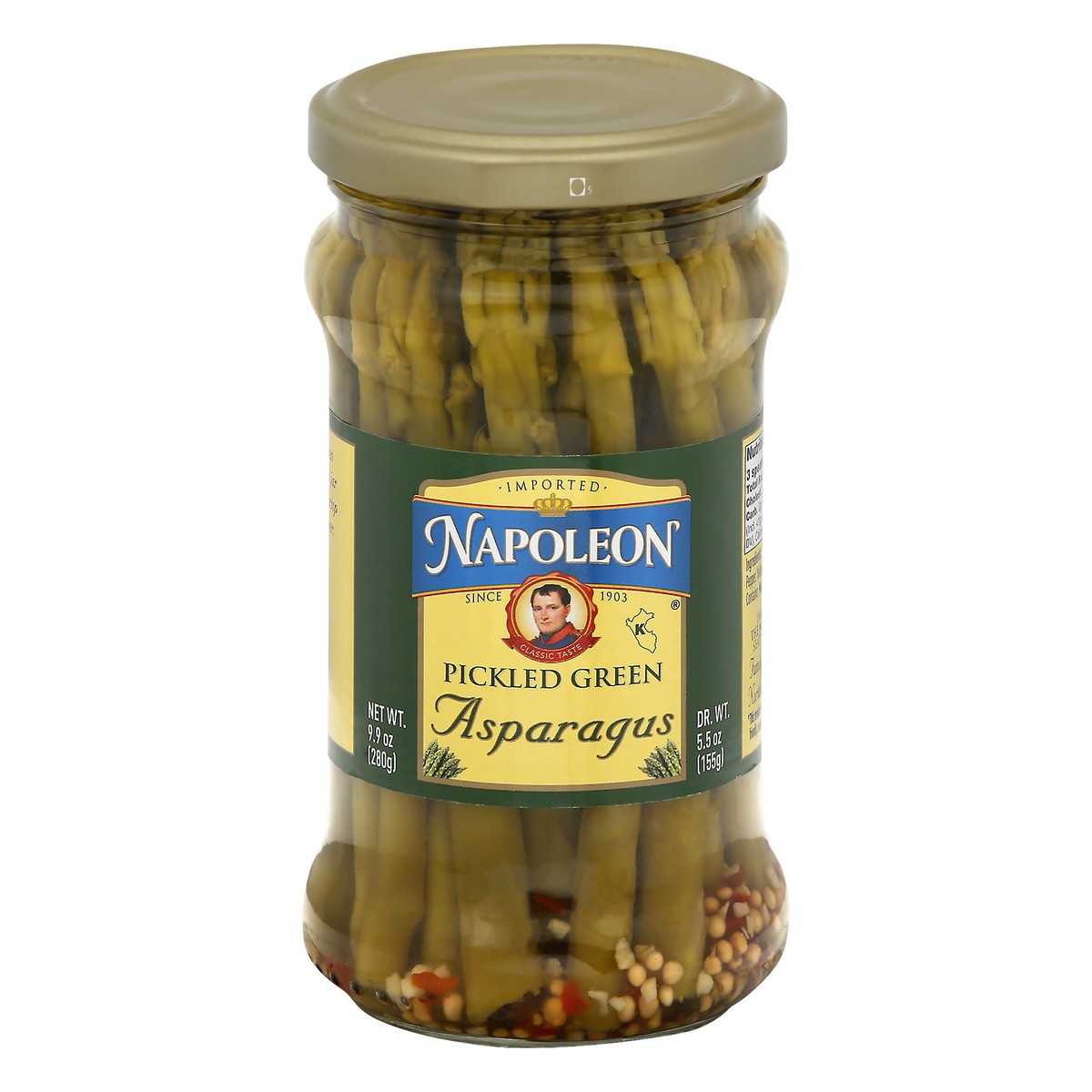 slide 1 of 9, Napoleon Pickled Green Asparagus, 9.9 oz