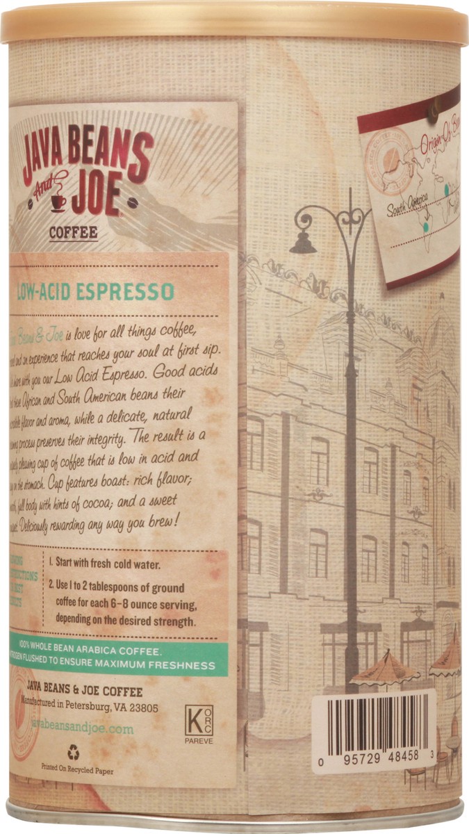 slide 3 of 13, Java Beans & Joe Coffee Low-Acid Espresso Medium Dark Roast Coffee - 13 oz, 13 oz