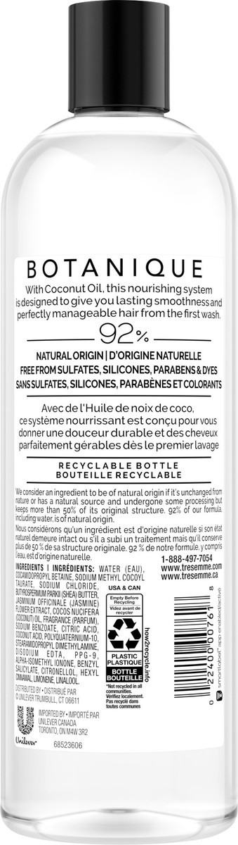 slide 3 of 3, TRESemmé Tresemme Botanique Coconut Nourish Sulfate-Free Shampoo - 16 fl oz, 16 fl oz