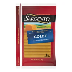 Sargento Sliced Colby Natural Cheese, 11 slices