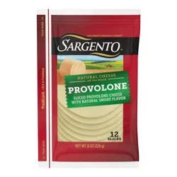 Sargento Natural Provolone Sliced Cheese 12 ea