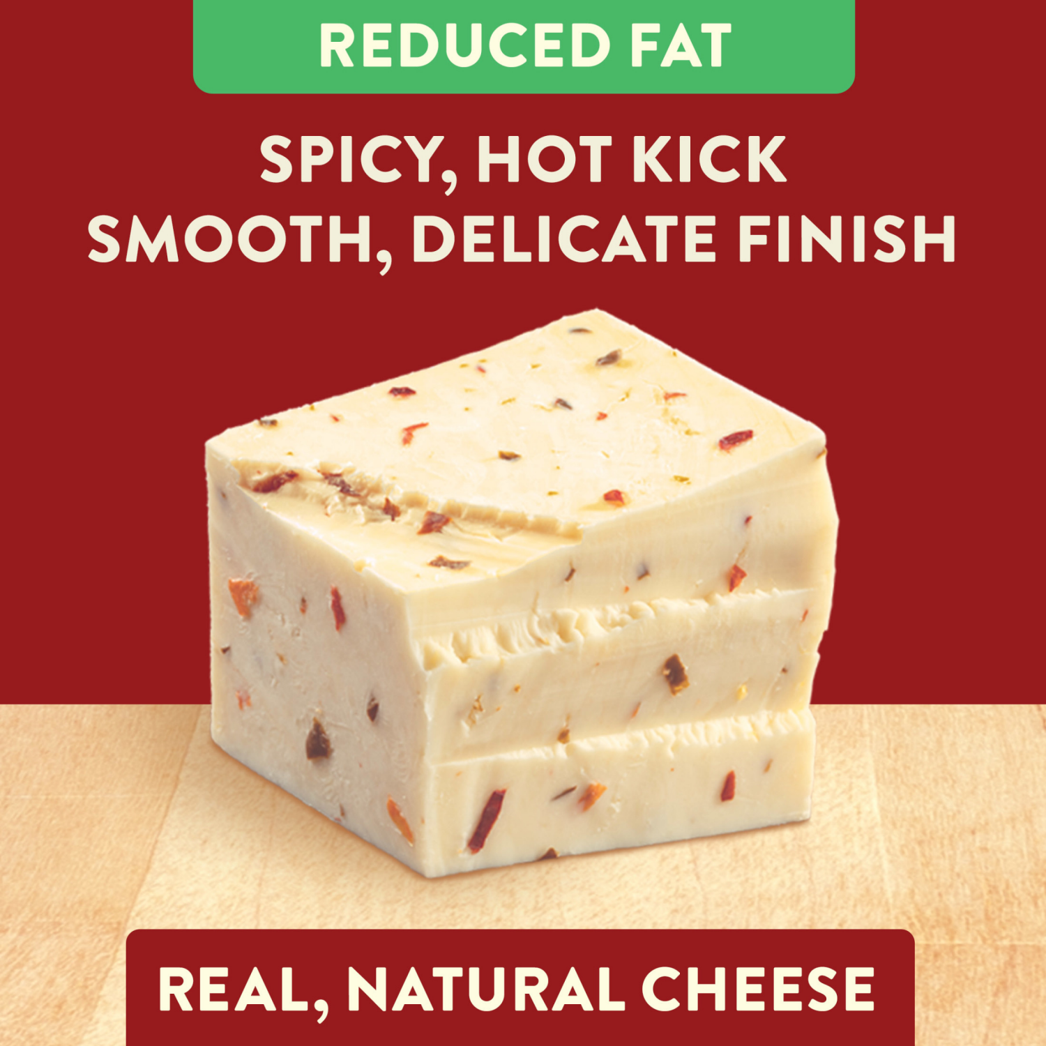 slide 2 of 8, Sargento Sliced Reduced Fat Pepper Jack Natural Cheese, 10 Slices, 10 ct