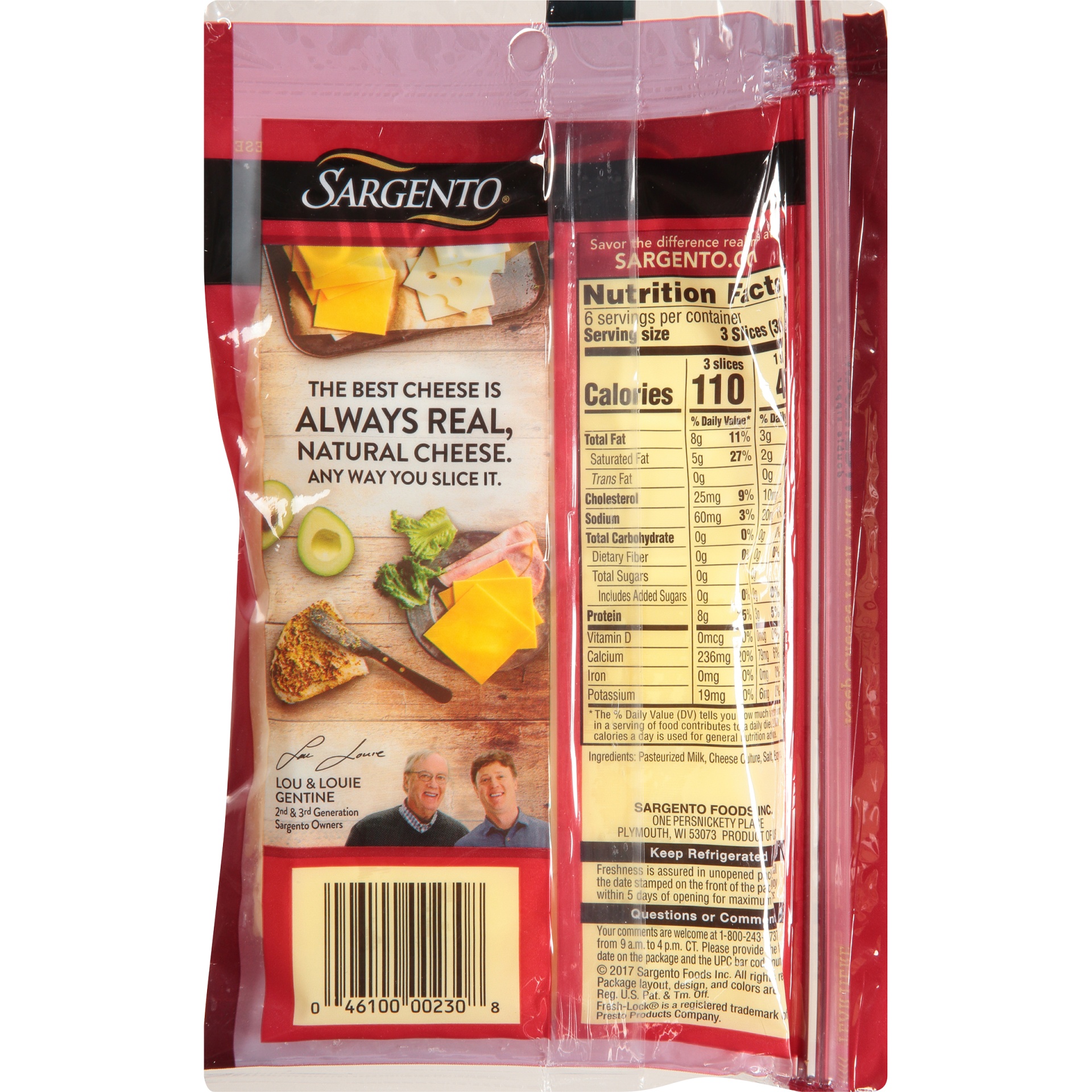 slide 2 of 6, Sargento Baby Swiss Natural Cheese Ultra Thin Slices, 18 slices, 18 ct