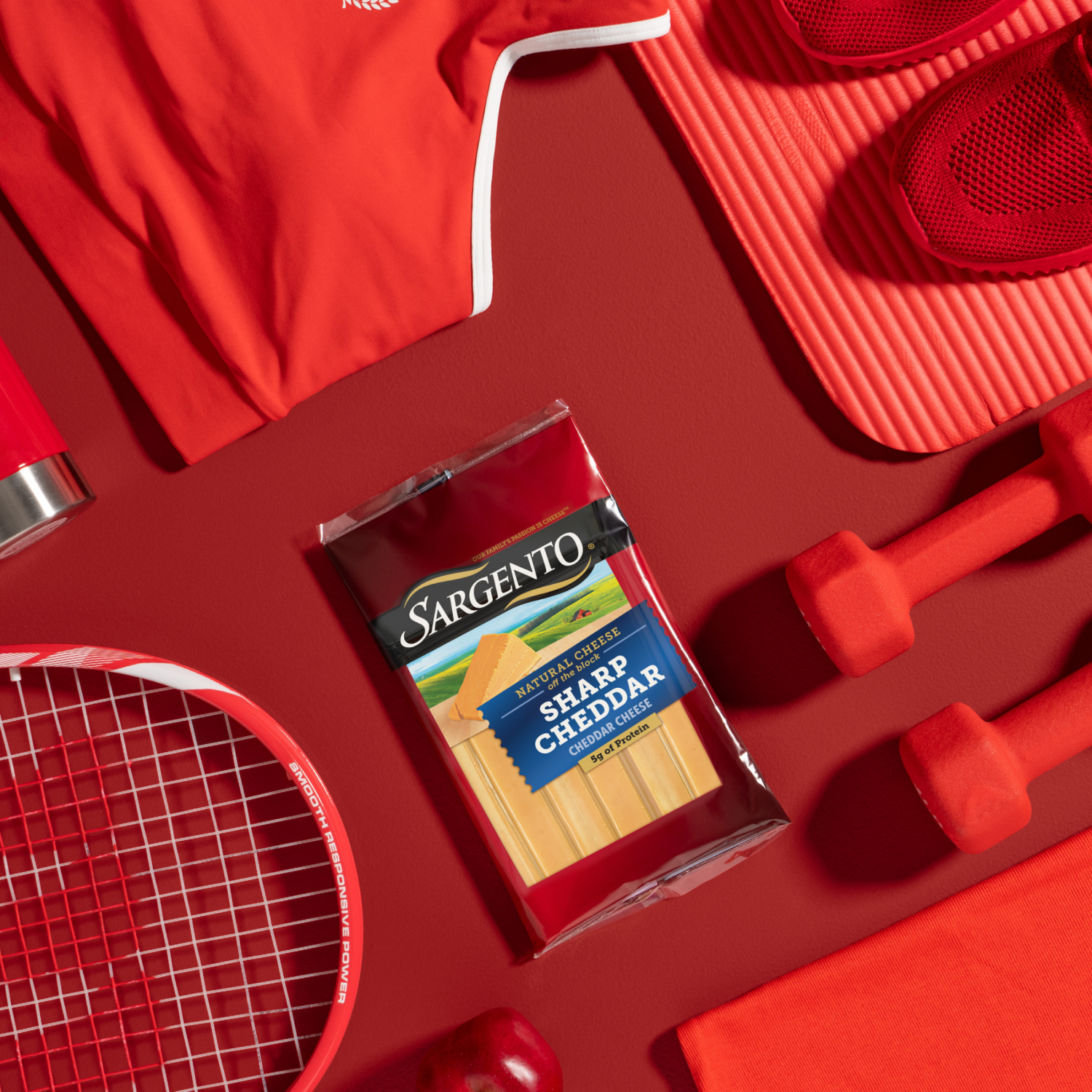 slide 4 of 5, Sargento Sharp Natural Cheddar Cheese Snack Sticks, 12-Count, 12 ct