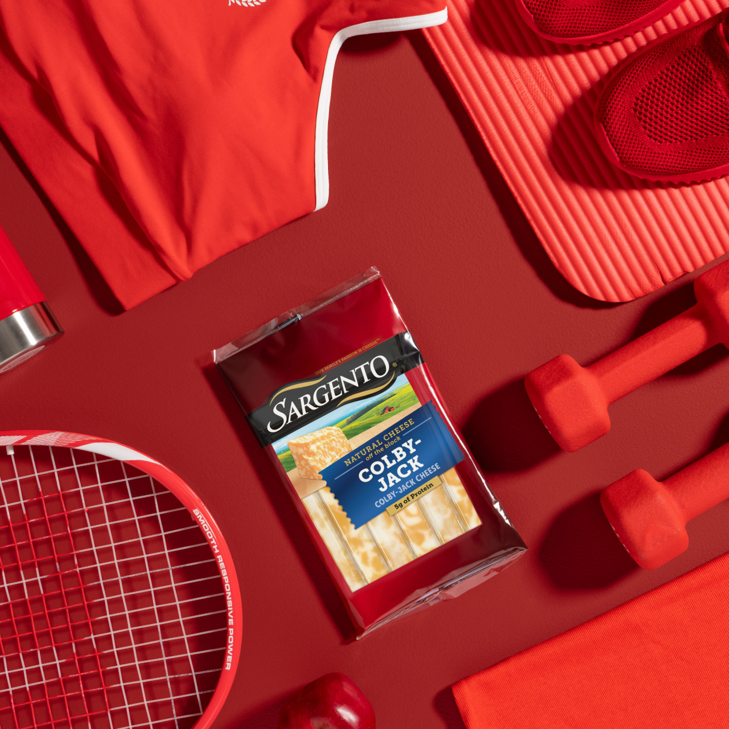 slide 4 of 5, Sargento Colby-Jack Natural Cheese Snack Sticks, 12-Count, 12 ct