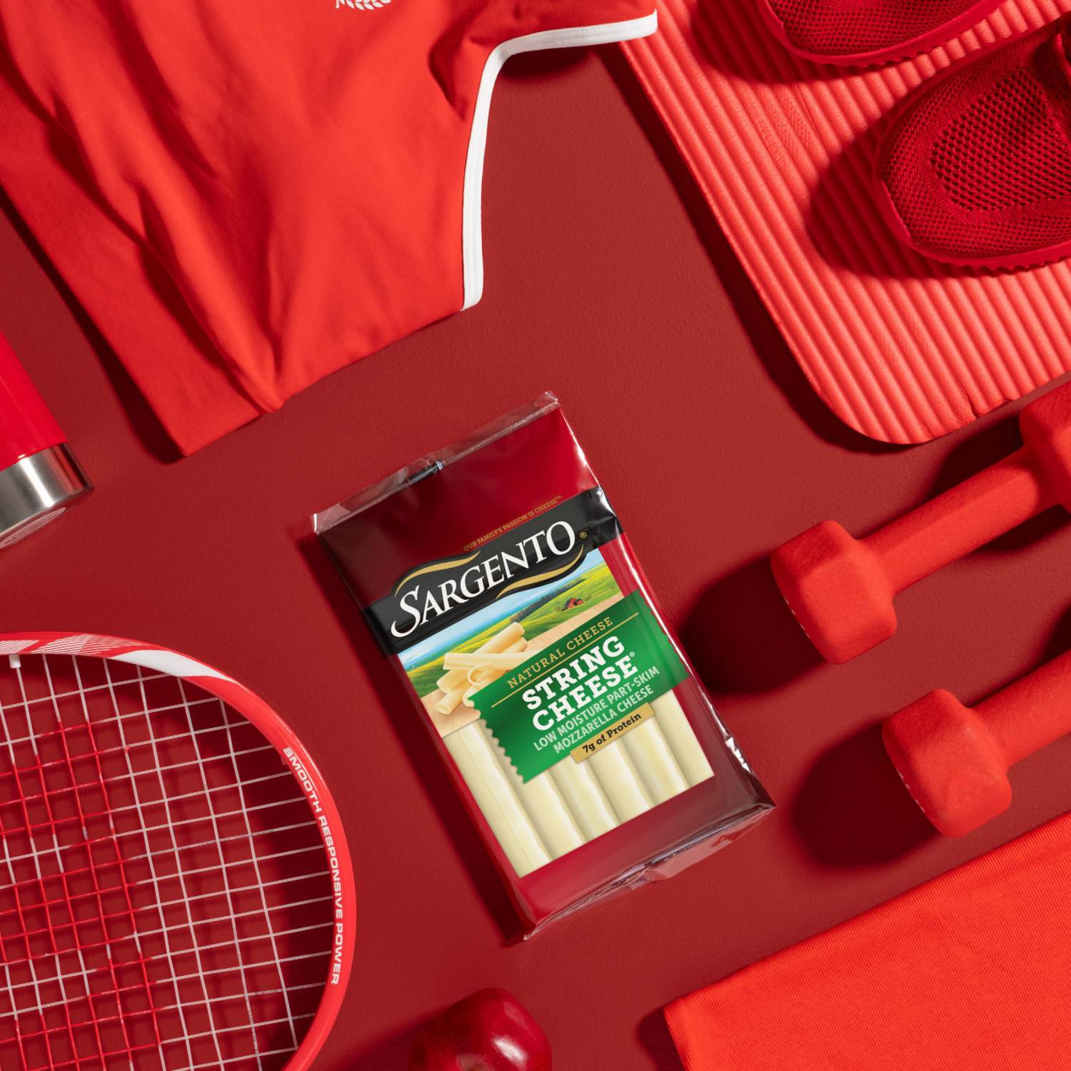 slide 6 of 8, Sargento Natural String Cheese Snacks, 12-Count, 12 ct