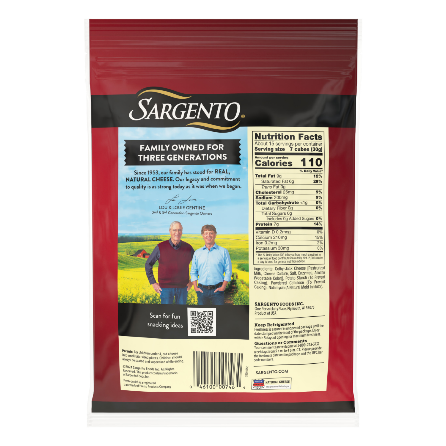 slide 3 of 8, Sargento Colby-Jack Natural Cheese Cubes, 16 oz., 16 oz