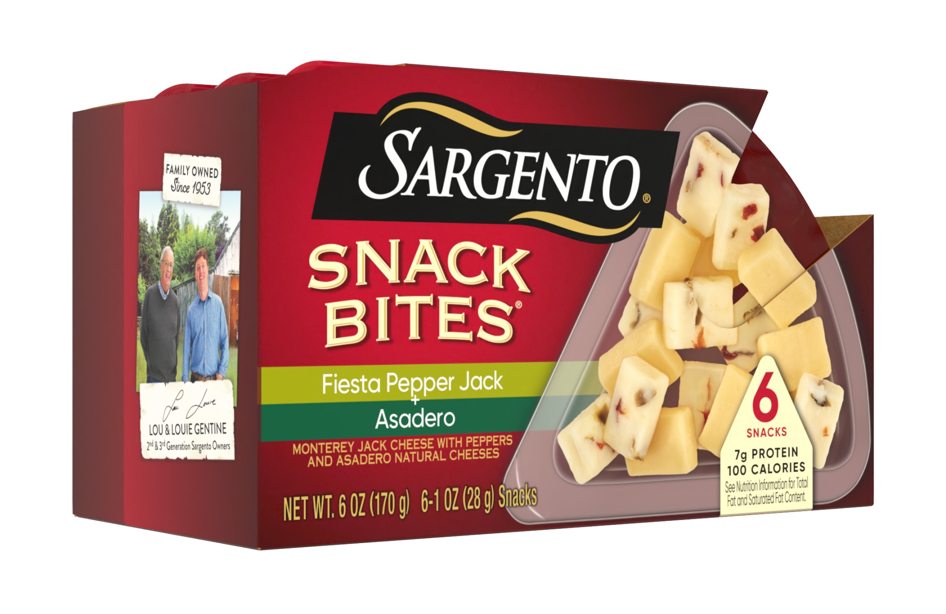 slide 3 of 7, Sargento Fiesta Pepper Jack & Asadero Cheese Snack Bites, 6 oz