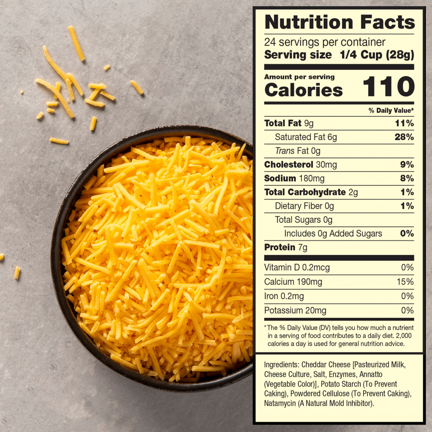 slide 8 of 8, Sargento Off the Block Fine Cut Sharp Cheddar - 24 oz, 24 oz