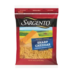 Sargento Off the Block Fine Cut Sharp Cheddar - 24 oz