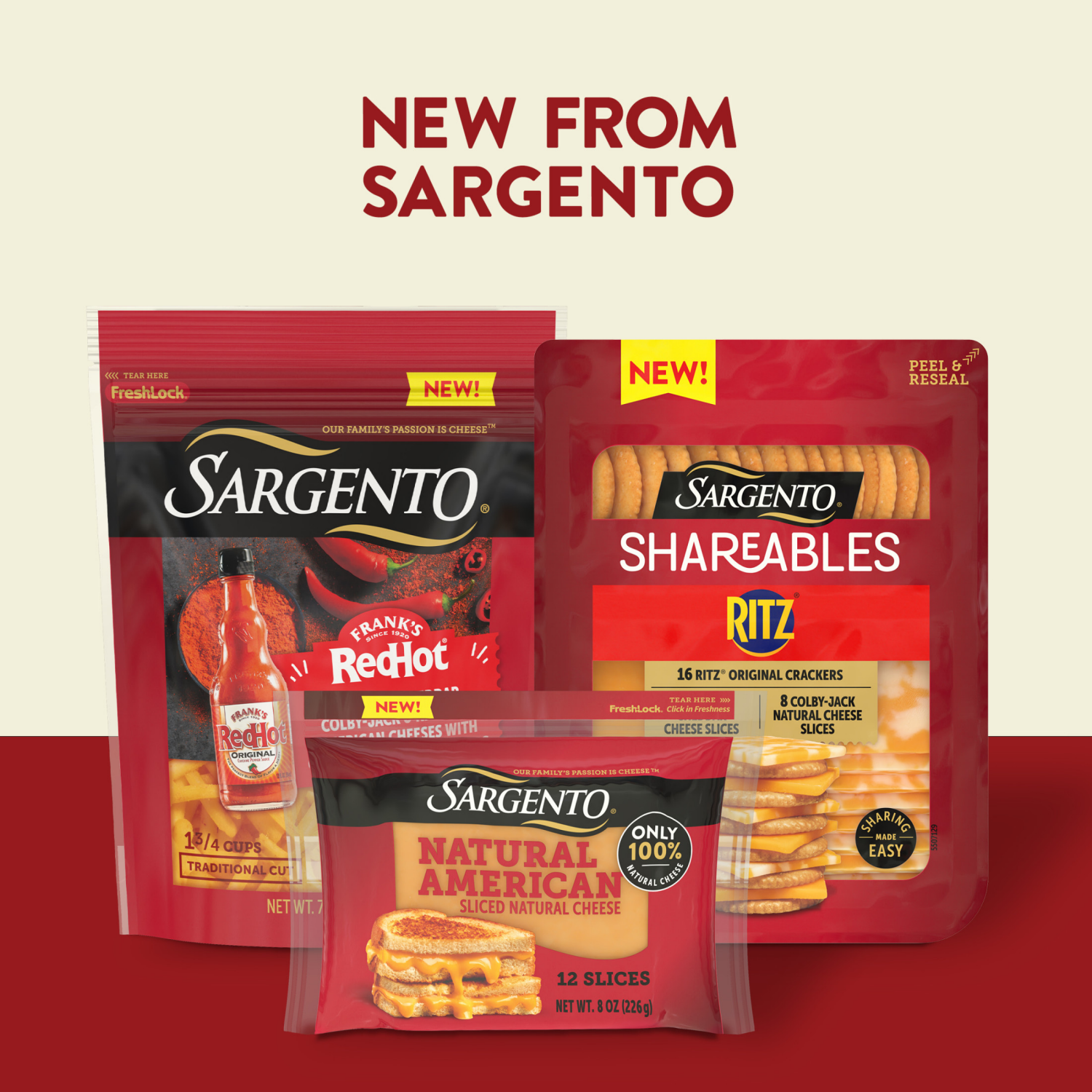 slide 3 of 5, Sargento® Cholula® Queso Quesadilla and Asadero Shreded Cheese, 7 oz