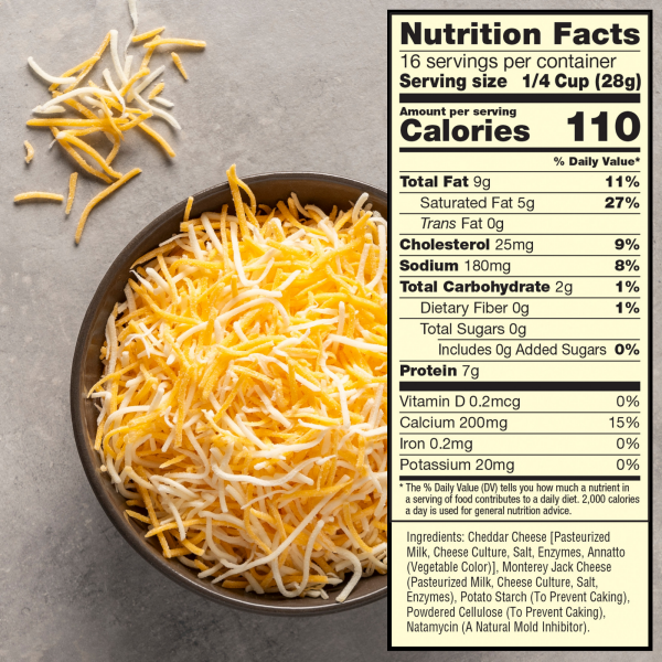 slide 4 of 29, Sargento Off The Block Cheddar Jack Fine Cut Shredded Cheese, 16 oz