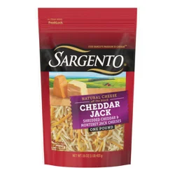 Sargento Shredded Cheddar Jack Natural Cheese, 16 oz.