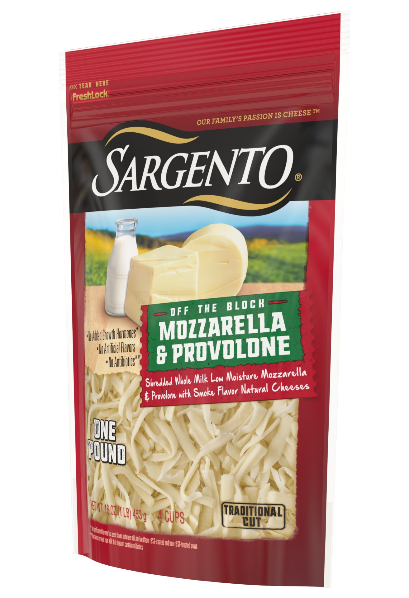 slide 4 of 7, Sargento Shredded Mozzarella & Provolone with Natural Smoke Flavor Natural Cheeses, 16 oz., 16 oz