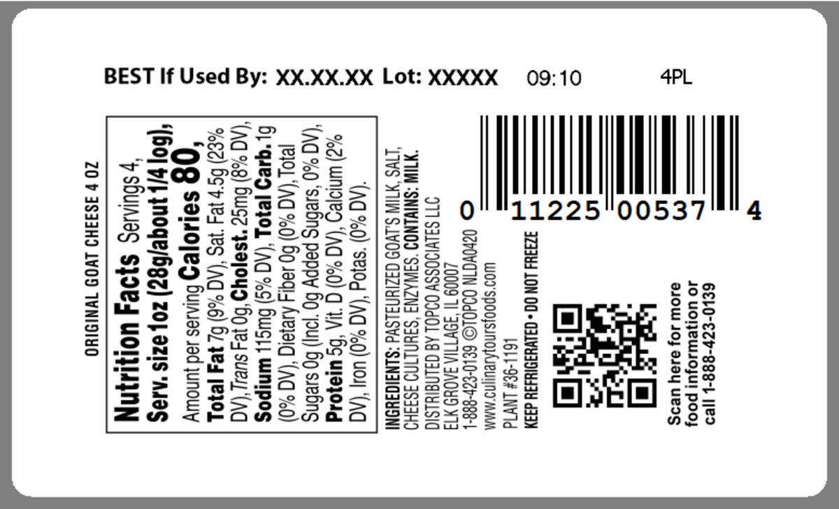 slide 7 of 14, Culinary Tours Original Goat Cheese, 4 oz