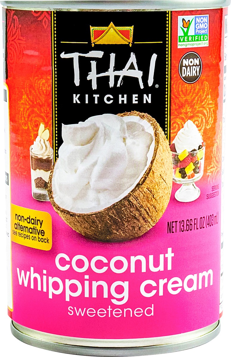 slide 10 of 13, Thai Kitchen Sweetened Coconut Whipping Cream, 13.660 fl oz, 13.66 fl oz