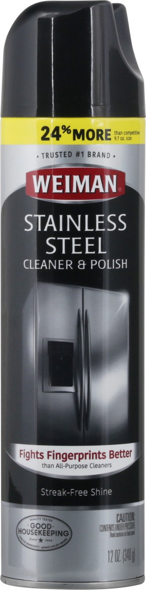 slide 1 of 13, Weiman Stainless Steel Cleaner & Polish 12 oz, 12 oz