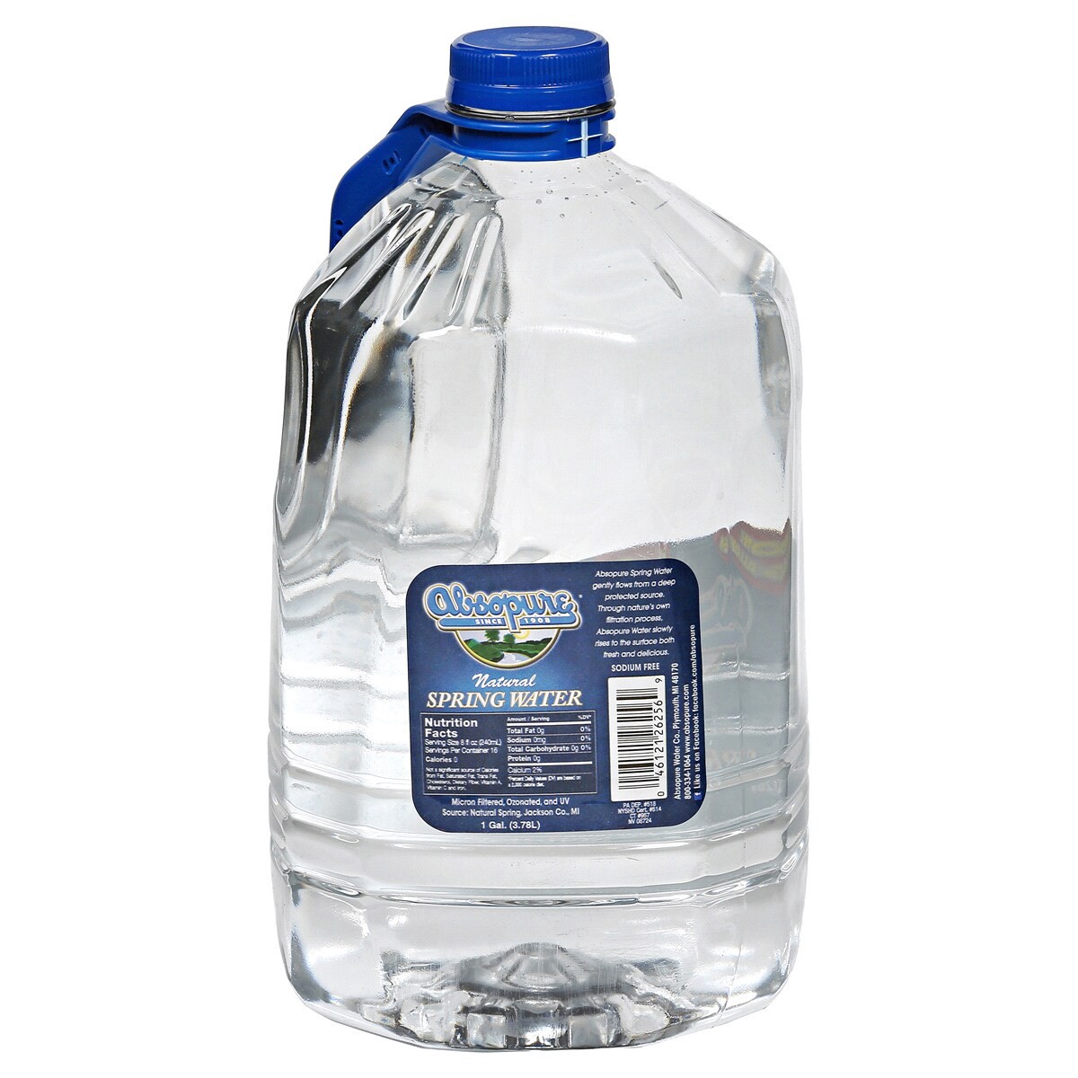 slide 2 of 2, Absopure Spring Water - 128 oz, 128 oz
