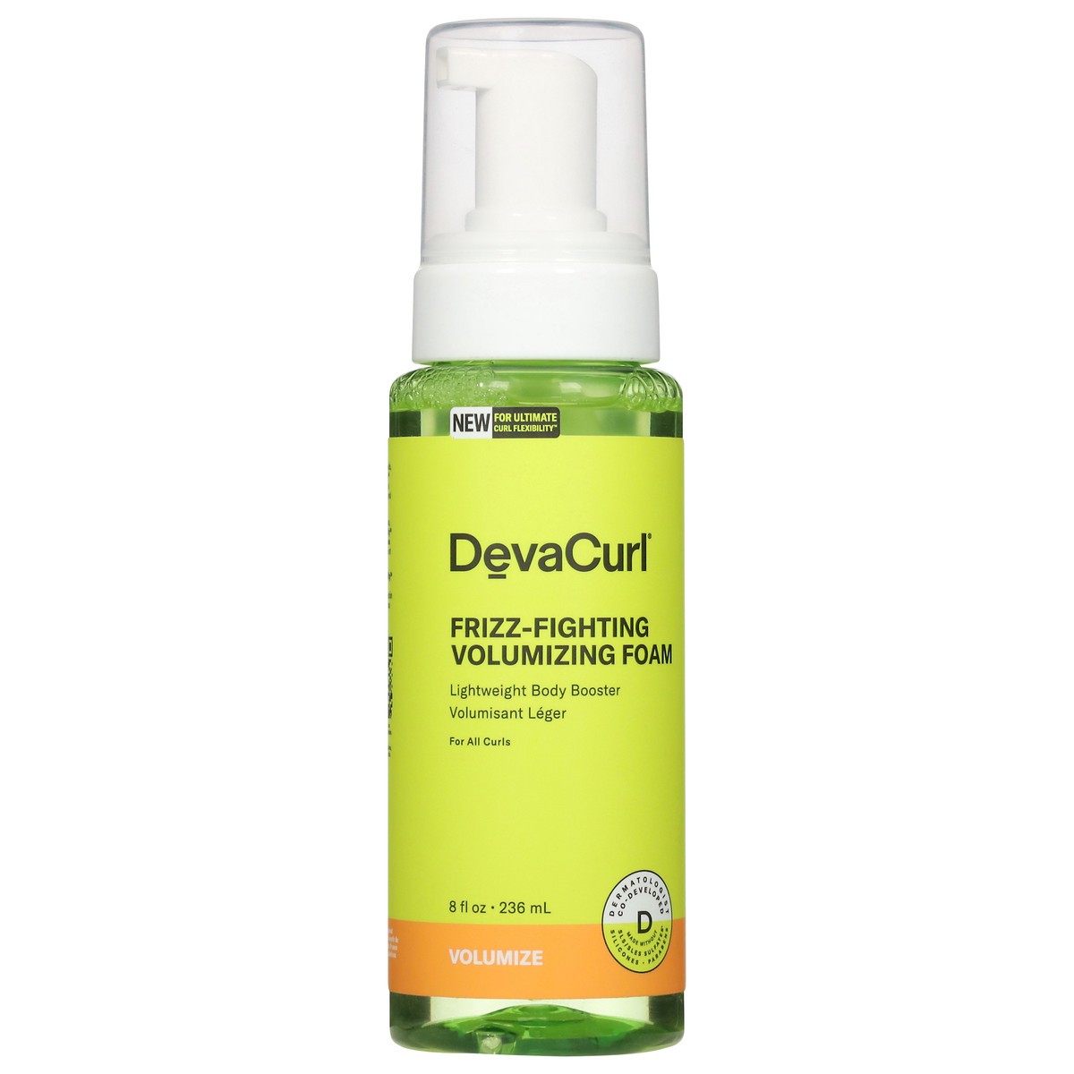 slide 7 of 12, DevaCurl Frizz-Fighting Volumizing Foam 8 fl oz, 8 fl oz
