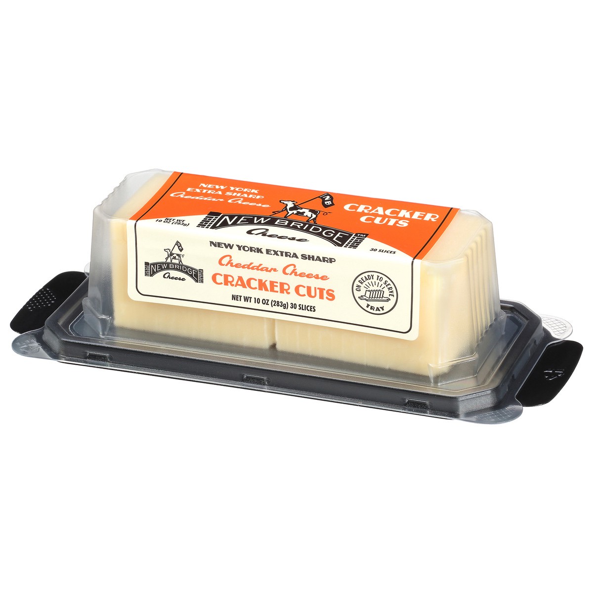 slide 8 of 9, New Bridge Cheese, Cracker Cuts, Cheddar Cheese, New York Extra Sharp, 10 oz