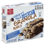 slide 1 of 1, Harris Teeter Chewy Granola Bars - Variety Pack, 6.8 oz