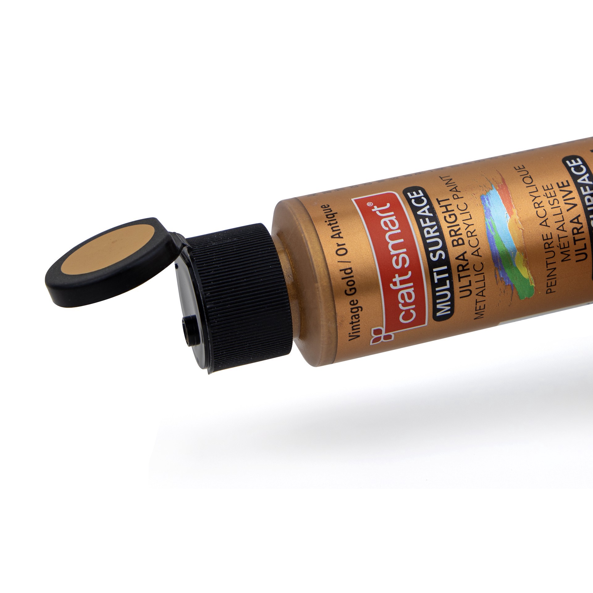 slide 5 of 5, Multi-Surface Ultra Bright Metallic Paint By Craft Smart, 2 fl oz