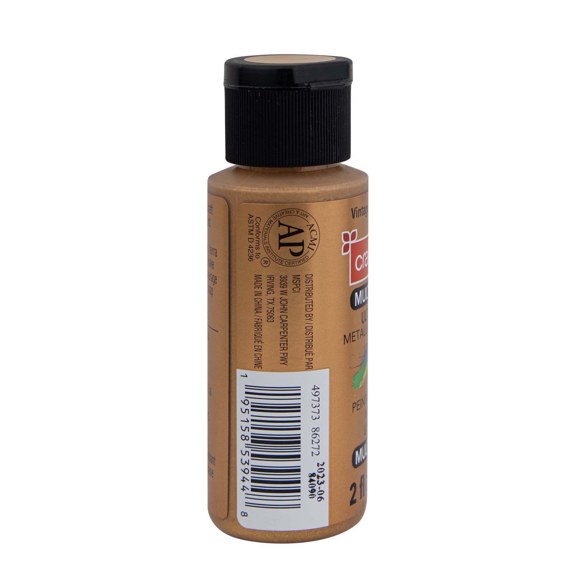 slide 2 of 5, Multi-Surface Ultra Bright Metallic Paint By Craft Smart, 2 fl oz