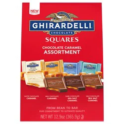 GHIRARDELLI Chocolate Caramel Squares Assortment, 12.9 oz Bag