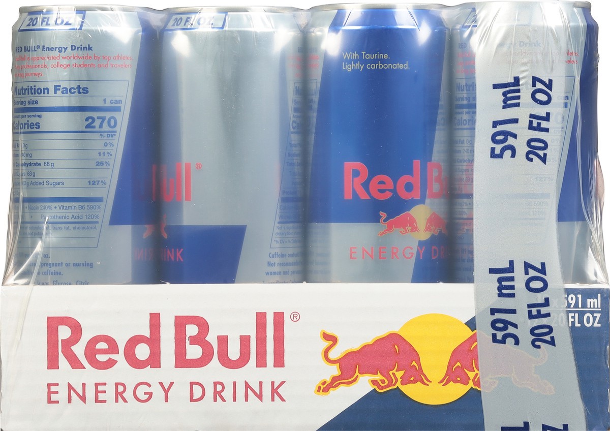 slide 7 of 9, Red Bull Energy Drink 12 - 20 fl oz Cans, 