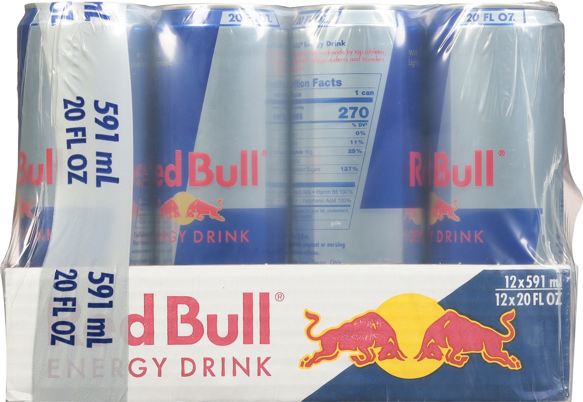 slide 9 of 9, Red Bull Energy Drink 12 - 20 fl oz Cans, 