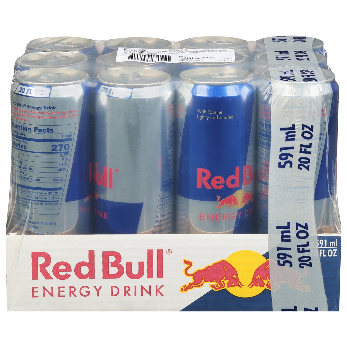 slide 8 of 9, Red Bull Energy Drink 12 - 20 fl oz Cans, 