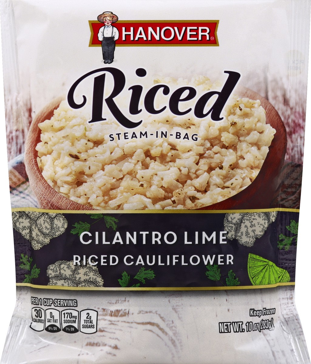 slide 1 of 5, Hanover Riced Cauliflower 10 oz, 10 oz