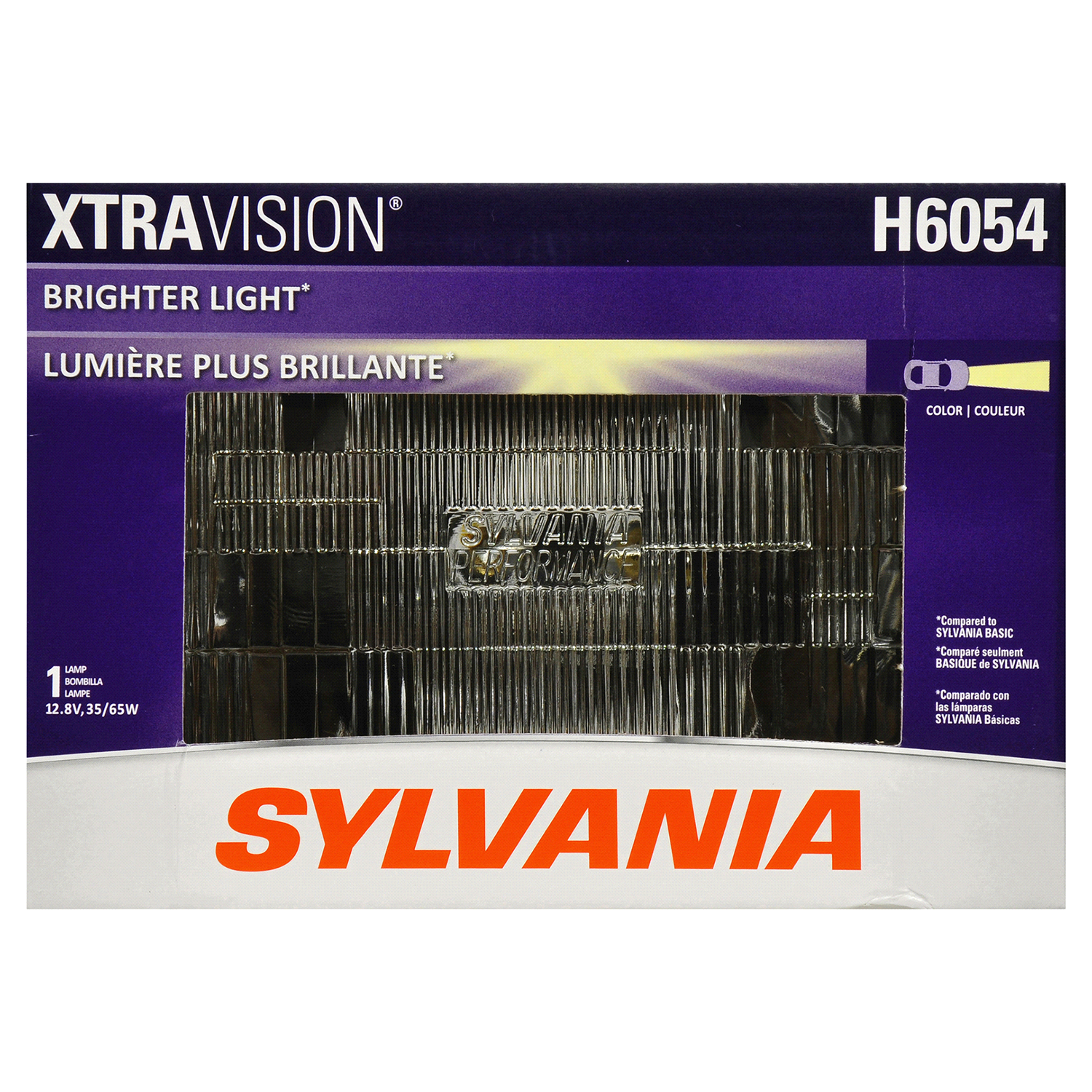 slide 1 of 4, Sylvania H6054 XtraVision Headlight, 1 ct