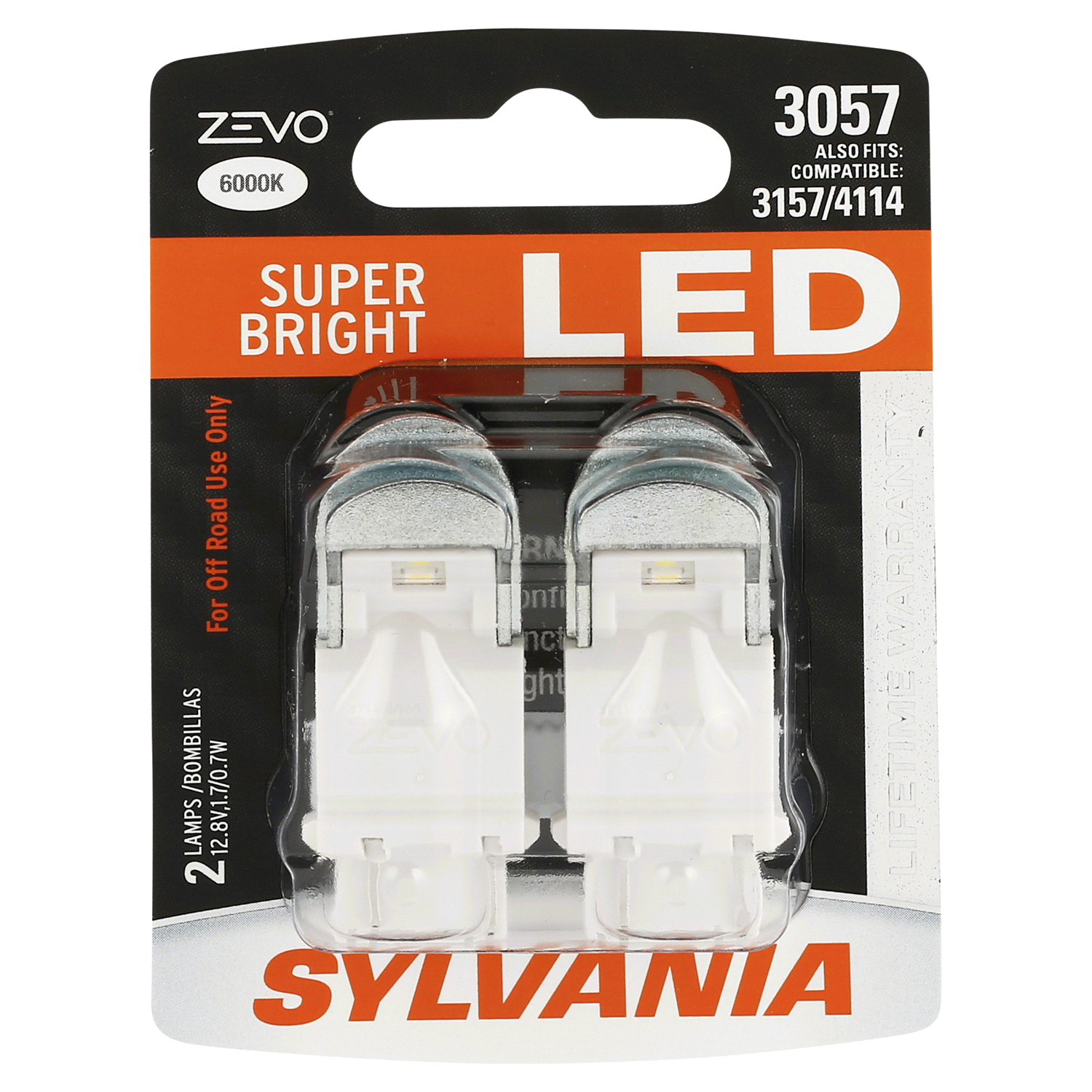 slide 1 of 1, Sylvania Zevo Mini 3057Led, 1.7 oz
